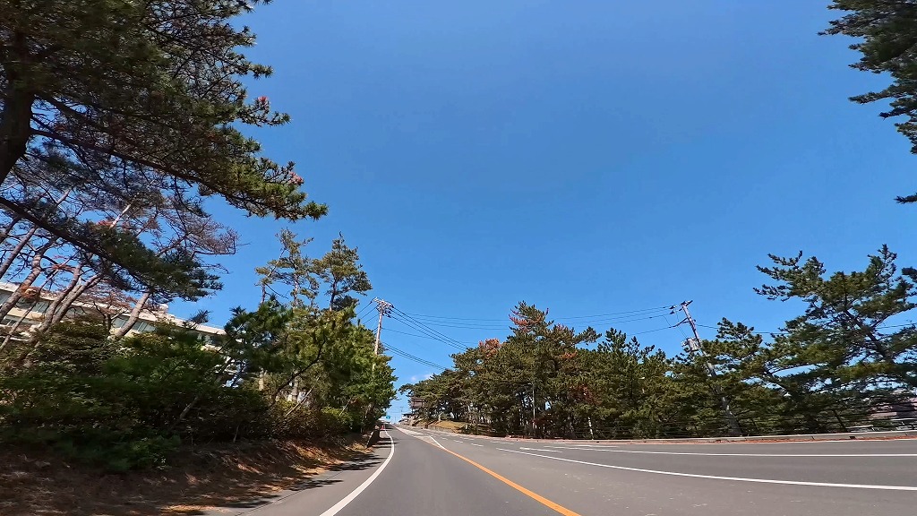 大洗海岸 サンビーチ通り 大洗海岸通り